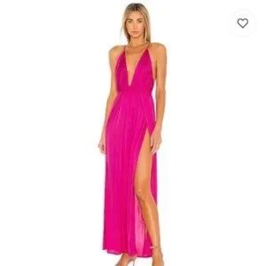 Indah River Pink Maxi Dress